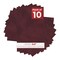Dark Red Suede 3x5 Inch Uncut Mat Board - Blank Sheets, No Opening